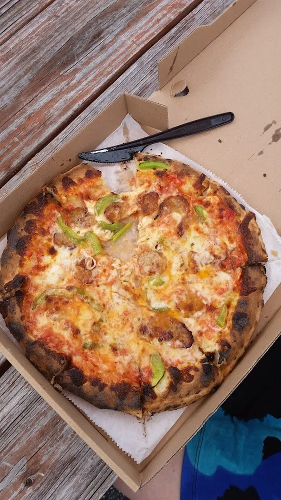 Sausage and Peppers Pizza